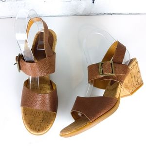 Korks by Kork-Ease chunky heeled sandals sz 9